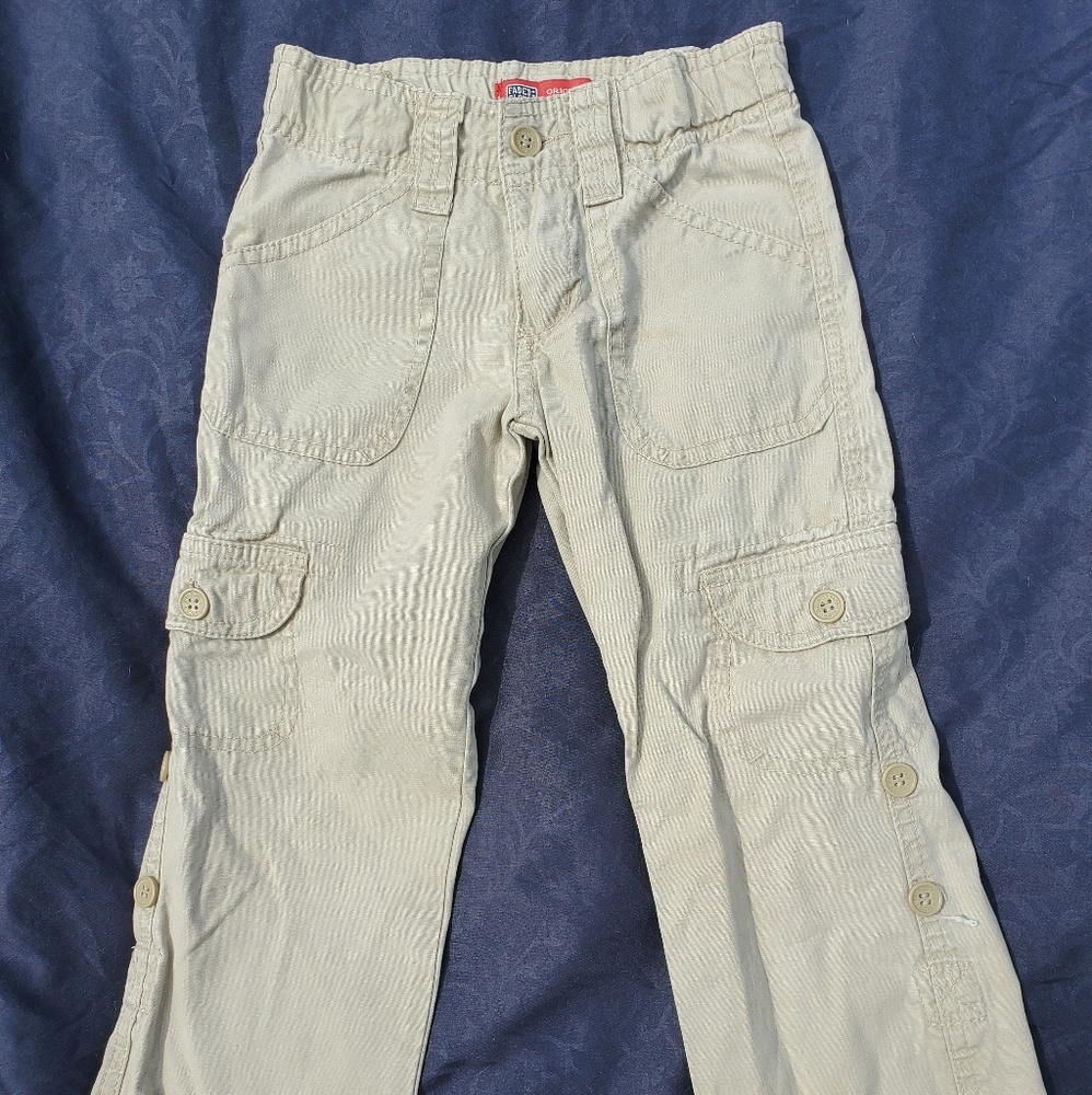 Faded glory girls khaki cargo pants 🍊